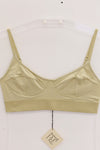 BASERANGE SOFT Collection Wire-Free Bamboo Fiber and Cotton Bras, France BAS-BRSO-BL-AU25-PIER GREEN
